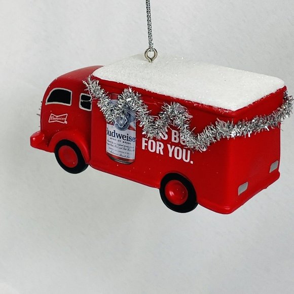 Budweiser Delivery Truck Kurt S. Adler Christmas Holiday Tree Ornament Gift - Picture 7 of 14
